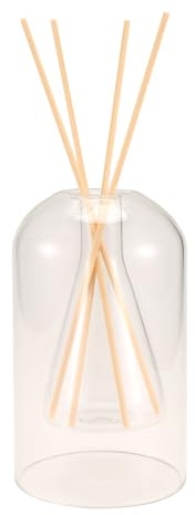 BOFRHME Storage Containers Diffuser Bottles Aromatherapy Diffuser Bottle Essential Oil Organizers Modern Diffuser Glass Bottle,B 1 Piece