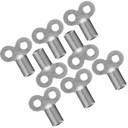 Ipetboom 8pcs Radiator Bleed Keys Square Socket 5×5mm Metal Air Plumbing Tool for Home Radiator and Old Valve Maintenance
