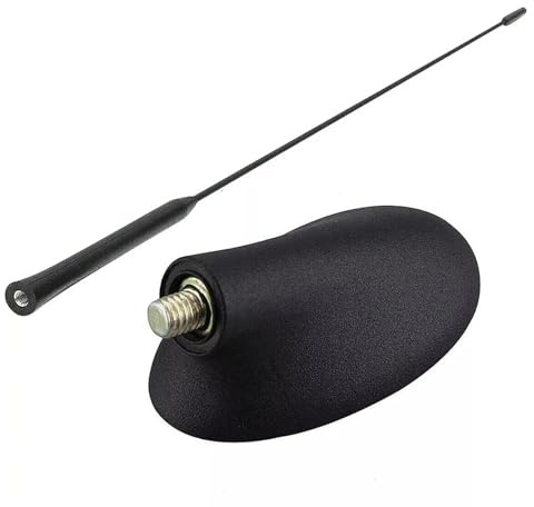 Antenne Voiture Antenne Radio AM/FM Connect avec Base et Masse, Compatible avec Ford Focus, Mondeo et Fiesta. Antenne Automobile