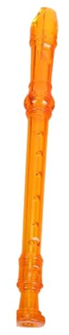 Blockflöjt G Typ Färgad Blockflöjt 8 Håls ABS Hartsflöjt För Nybörjare Undervisningsinstrument(Orange)