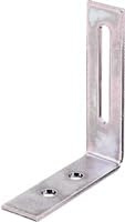 Alberts 847623 Verstellwinkel | mit Langloch | galvanisch verzinkt, dickschichtpassiviert | 65 x 80 x 20 mm | 25er Set