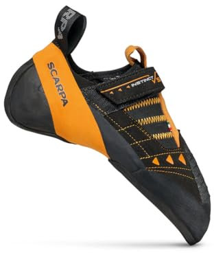 Scarpa Herren Instinct VS Kletterschuh, schwarz/orange, 42.5 EU