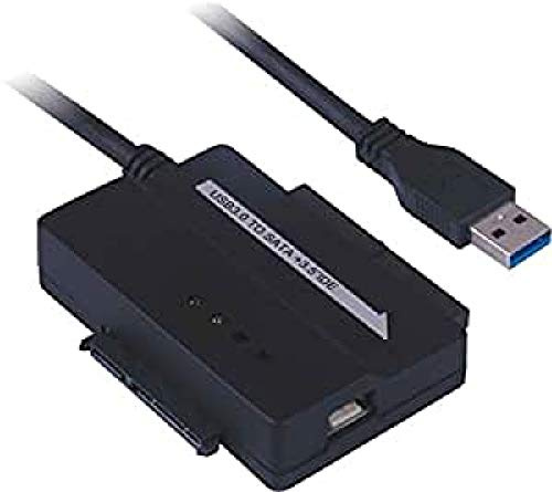 PremiumCord Adaptador USB 3.0 a SATA y IDE con Cable