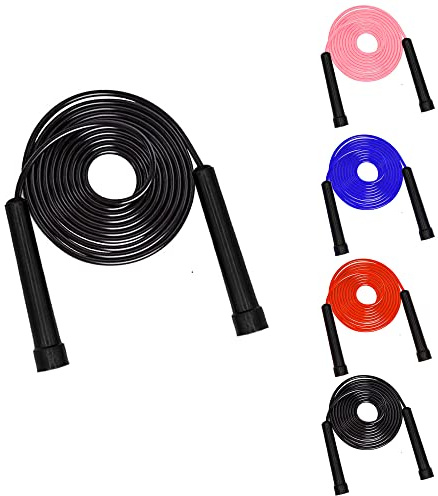 Skipping Rope Adult Fitness Jump Rope Gym Workouts & outdoor Training for Fat Burning Boxing, MMA & Interval Exercises Speed Fitness Weighted Skipping Ropes for Women & Men