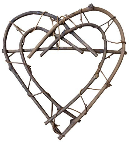 Wicker Hearts for Hanging Rattan Prop Hanging Decoration Rattan Wreaths Grapevine Vine Branch Large Wicker White Wicker Wreath Form Rural Decorations Bamboo