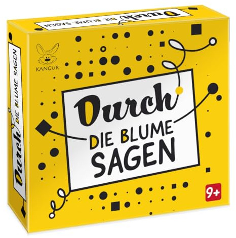 Durch die Blume Sagen Spiele ab 9 Jahre Kartenspiel Wortspiel Kinderspiele | Reisespiele Familienspiele Gesellschaftsspiele Kinderspiele Spiele für Unterwegs Ostergeschenke, 81 Karten Durch, DE Spr.