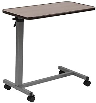 POCHY Betttische Krankenhaus-Betttisch mit Rädern Balee Höhenverstellbarer Überbetttisch Mobiler stehender Laptop-Tisch für den Heim- und Bürogebrauch luxuriös