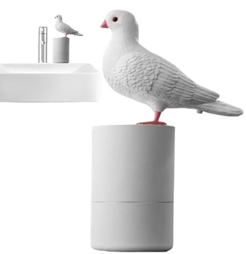 Automatischer Seifenspender - Intelligente Schaumseifenspender - Seifenspender Automatischer - 300ml Seifenspender Mit Schaum Pumpenkopf, Schaumseifenspender Für Badezimmer(Weiß)