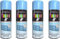 MIXEL Sky Blue Gloss Spray Paint, DIY Projects, Quick-Drying, Easy To Apply, Ideal For Crafts, Furniture, Metal, Plastic, Automotive, Suitable For Indoor And Outdoor Use, 400ml, (4 Pcs)