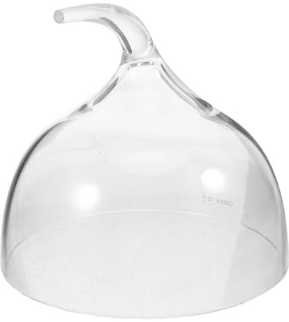 Garneck Couverture De Protection des Gâteaux Cloche à Gâteau Assiette à Gâteau avec Couvercle De Service D'assiette Couverture De Plat De Nourriture Couvercle à Pc Transparent