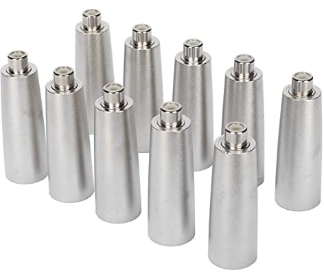 BONKZEBU Coupleur de Prise vers XLR en Métal pour équipement D'enregistrement, Adaptateur de Réduction de Bruit de Haute qualité pour Haut-parleurs de Moniteur, Paquet de 10 pour Une Transmission