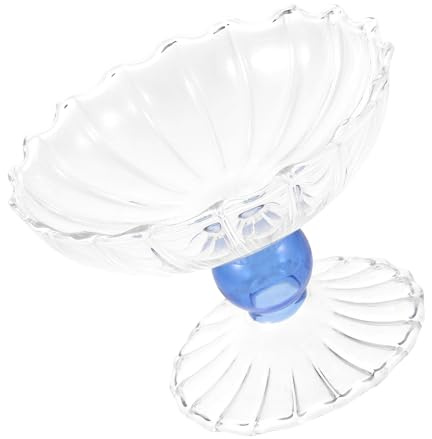 TOYANDONA Coupe à Fruits en Verre Transparent 350 Ml Bol à Trifle Vintage pour Usage Familial et Décoration Salon Table Basse Plat à Dessert et Bonbons
