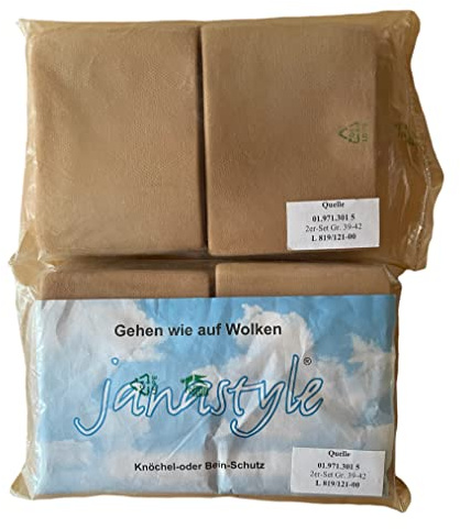 Janastyle - Knöchel-/ Bein-Schutz, 2 Paar, hautfarben, Gr. 39-42
