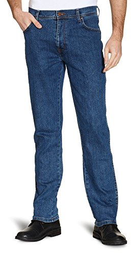 Wrangler Texas Stretch Tapered Men's Jeans Light Stone W36INxL32IN