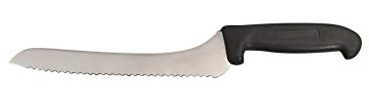 Columbia Cutlery Black Offset Bread Knife - Sandwich Knife 9 Blade