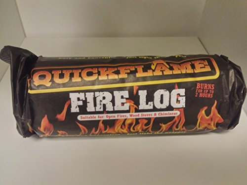 QUICKFLAME FIRELOG OPEN FIRES, WOOD STOVES & CHIMINEAS PACK OF 15 (15)