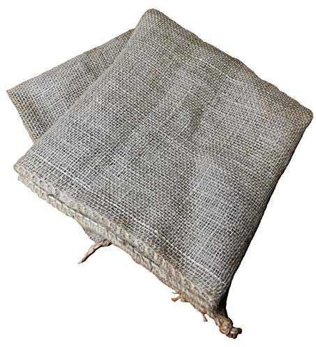 Samenshop24® 5 Stück, Premium Jutesäcke aus 100% Naturfaser, 110cm x 60cm, strapazierfähig, ökologisch, Kartoffelsack, Aufbewahrung Lagerung für Obst/Gemüse, Winterschutz, Deko uvm.