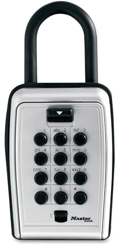 Master Lock 5422D Tragbarer Schlüsseltresor mit Kombinationstaste