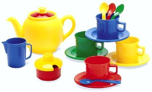 Dantoy - Tea Time-15 Piece Set (Colors may Vary), Model: GA4382, Toys & Play