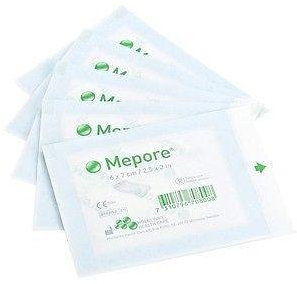 Mepore Sterile Absorbent Dressings 7cm x 8cm x10 Wounds Cuts Grazes 670700
