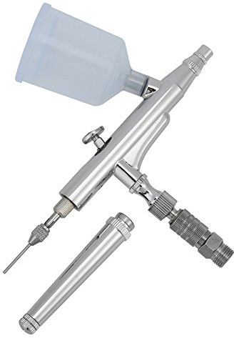 FTVOGUE Airbrush Kit JP 131T Schwerkraftzufuhr Double Action Trigger Air Paint Steuerung Große Kapazität Tasse für Künstler Malerei Kuchen dekorieren