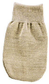 Loelle Guanto Esfoliante in Fibra di Rame Naturale - Rimuove Delicatamente Autoabbronzante e Pelle Morta, Riduce Cellulite e Macchie Scure, Guanto Riutilizzabile per Tutti i Tipi di Pelle - 1 Pezzo