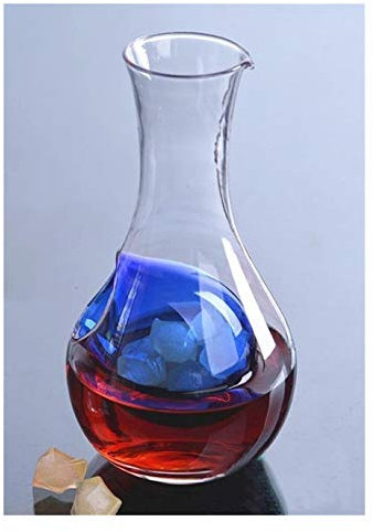 450ml Crystal Glass Wine Decanter Wine Aerator Container Wine Jug Wine Carafe Cocktail Champagne Cooling Tools (Color : 1pcs)