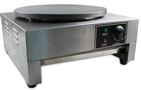 Machine à crêpes électrique électrique avec plateau extensible en fer à crêpes antiadhésif pour une préparation particulièrement rapide de qualité professionnelle