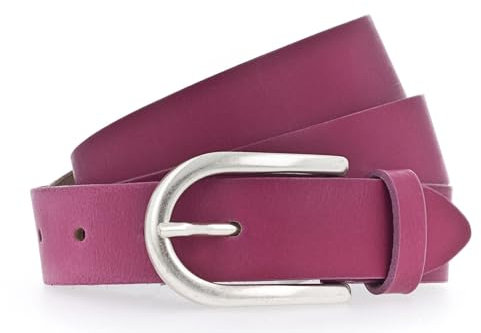 Vanzetti Classics 30mm Leather Belt W100 Fuchsia