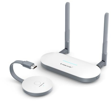 Transmisor y Receptor inalámbrico HDMI, Lemorele 5G 165FT/50M Emisor HDMI Inalambrico para Streaming Video Audio File de Laptop PC a HDTV, Projektor