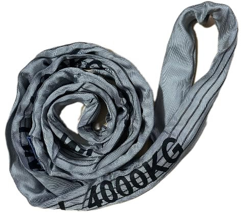 4 Tonne Lifting Round Sling Polyester Endless Lifting Strap 4T Various Lengths (2 Metre EWL (4M Circ))