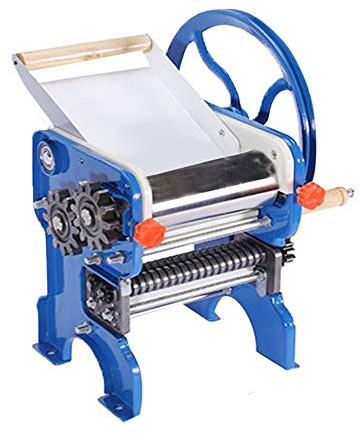 Machine À Pâtes Professionnelle Professionnelle, Machine À Nouilles Manuelle, Coupe-Pâtes, Paramètres, Machine À Nouilles Parfaite Pour Les Spaghettis, Fettuccini, Coupe Fraîche (Couleur : Bleu, Tail