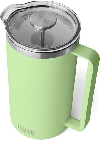 YETI Rambler French Press With DuraSip Ceramic Lining, Key Lime, 64 oz (1.9 l)