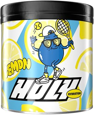 HOLY Hydration Elektrolyte ohne Zucker 'Lemon' - Elektrolyte Sport Pulver Zitrone, 50 Portionen - isotonisches Getränkepulver mit Mineralstoffen, vegan & 100% natürliche Fruchtaromen