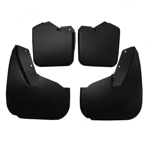 4pc Parafanghi Senza Foratura Parafanghi con Kit di Ferramenta per Ford Transit Tourneo Custom 2012-2018,Parafango in Plastica, Paraspruzzi Ruota Anteriore Posteriore con Viti