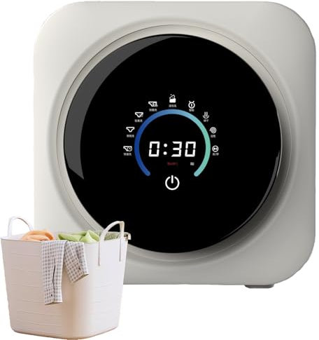 Mini lavadora, 3,5 l, 850 W, portátil, compacta, eléctrica, para ropa, lavadora completamente automática con secadora por condensación, lavadora y secadora portátiles, para apartamentos y dormitorios