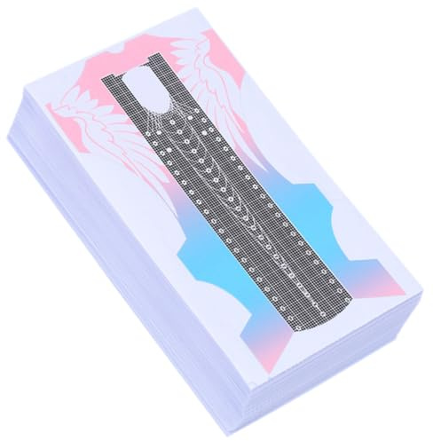 Happyyami 100piezas Moldes Para Extensiones De Uñas Guías De De Uñas Suministros Para Decoración De Moldes Guía Para Decoración De Herramientas Para Manicura