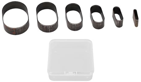 Garosa Terramentación de Cuero Reta de Cuero Dies de Corte de Cuero 10 Mm 13 Mm 16 Mm 19 Mm 22 Mm 25 Mm Diámetro Largo Diámetro de Larga Forma de Acero de Aleación de Forma Ovalada