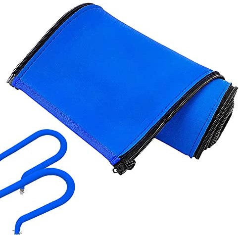 MYRDBT Pool Rail Pool Railing, Pool Handrail, Swimming Pool Handrail Flange Quick Mount Base,Deck-Mounted Railings 3-Bend Swimming Pool Safety Handrails for Inground Pool Entry Silver