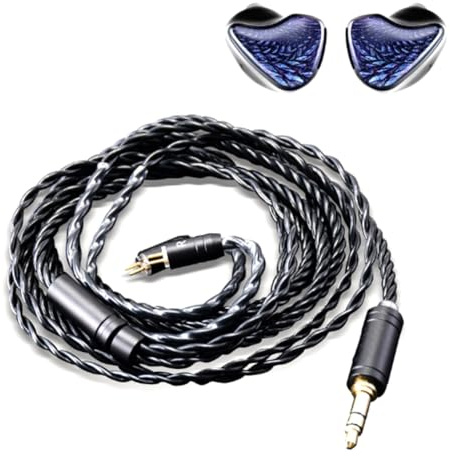 Fangxuee Cuffie in-Ear con Monitor e Microfono, Cuffie HiFi con per Musica, Gaming e Regali per Audiophile A