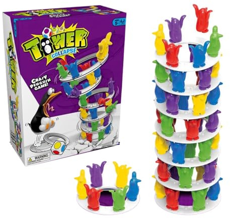 GKYQVE Party Family Game For Kids Adult Funny Balance Play Set Tower Stacking Build Block Toppling Leaning Tower Toy Stacking Toy