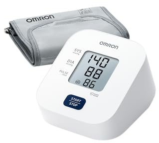OMRON M1 Basic - Appareil tension artérielle bras automatique, Tensiomètre brassard validé cliniquement, Tensiomètre Bras avec Brassard 22-32 cm, Mesure en Un Touch