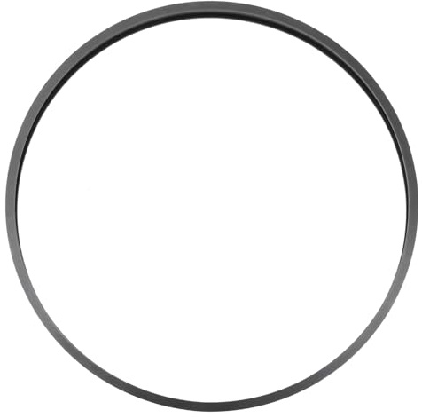 Schwarz Bilderrahmen Modern Schlicht aus Aluminiumlegierung, Runder | Bilderrahmen Rund, Wandmontage mit Zubehör, für Schlafzimmer und Wohnzimmer