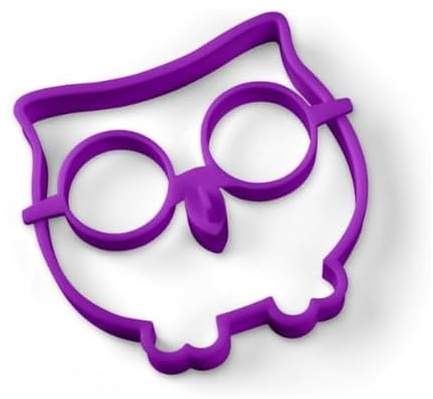Genuine Fred FUNNY SIDE UP Silicone Egg Mold, Owl, FUNOWL