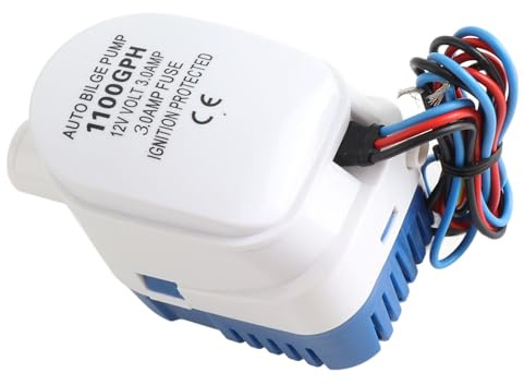 Bückenpumpe, 12 V, 1100 GPH, automatische Bahnpumpe für Boot, Tauchpumpe für Teiche, Schwimmbäder, Spa, Silent