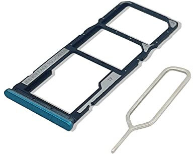 Eonpam Tiroir Carte SIM pour (Xiaomi Redmi Note 9S/Note 9 Pro) Support Qualité d'origine Remplacement Plateau Memory SD Slot Carte SIM avec Aiguille SIM(Vert)