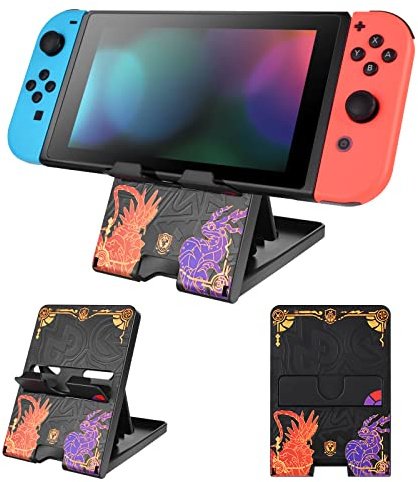 DLseego Supporti Compatibile Switch/Switch Lite/OLED, Staffe Regolabile Antiscivolo per Console Switch, Drago