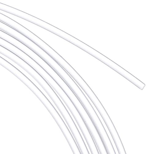 QUARKZMAN Fibre Ottica PMMA Lato Brillio Fibre Illuminatore Luce Ottica Cavo Brillio con 2mm LED Luce Guida Fonte per Fai-da-Te Custodia KTV, [Trasparente, 1M]