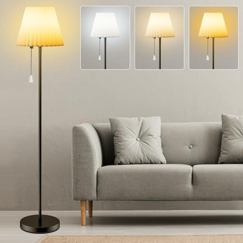 Onherm Stehlampe LED Lampe für Outdoor Indoor, Fernbedienung 14 Farblicht Warmweiß und Dynamischer Farbwechsel, Höhenverstellbar Kabellos Aufladbar Akku Stehleuchte für Garten Terrassen Wohnzimmer