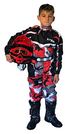 Tuta da kart per bambini, per bambini, motocross, quad, MX fuoristrada, go-kart, ATV, MTB, BMX, enduro, per bambini, sport, corsa, dirt bike, salto, tuta intera